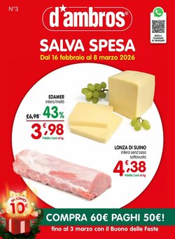 Volantino promozionale D'Ambros  valide dal 16/02/2026