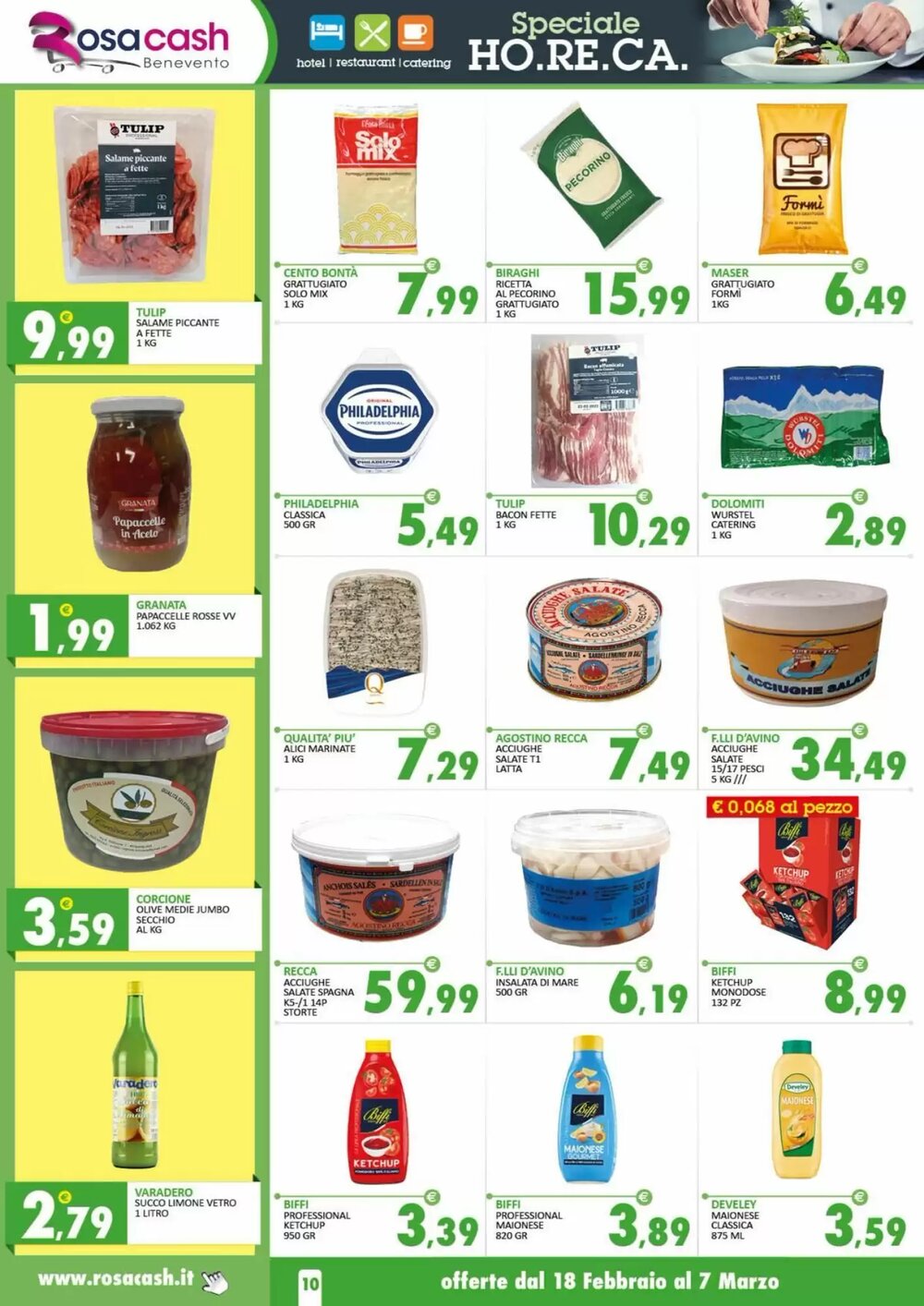 Volantino promozionale Rosa Cash  valide dal 17/02/2026 - Pagina 10.
