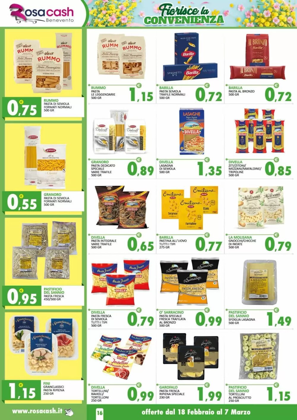 Volantino promozionale Rosa Cash  valide dal 17/02/2026 - Pagina 16.