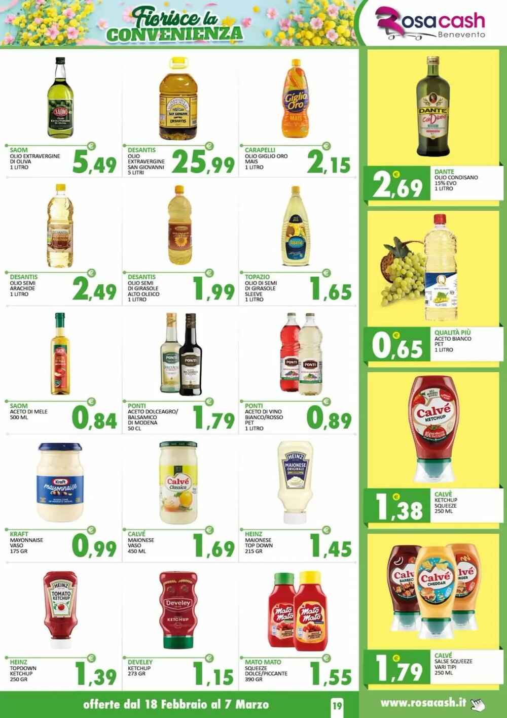 Volantino promozionale Rosa Cash  valide dal 17/02/2026 - Pagina 19.