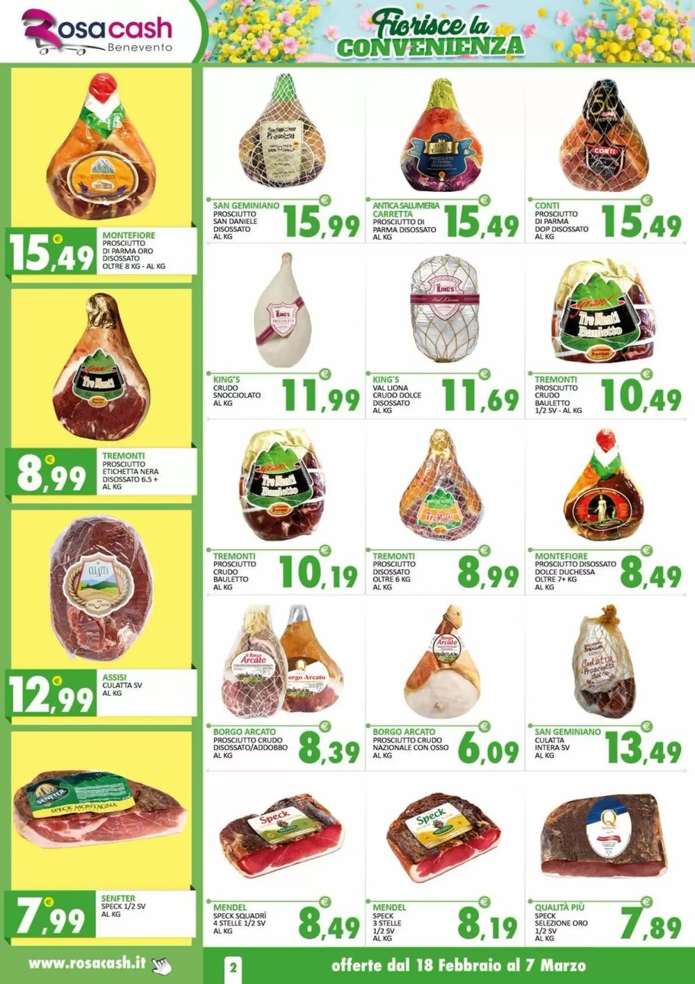 Volantino promozionale Rosa Cash  valide dal 17/02/2026 - Pagina 2.