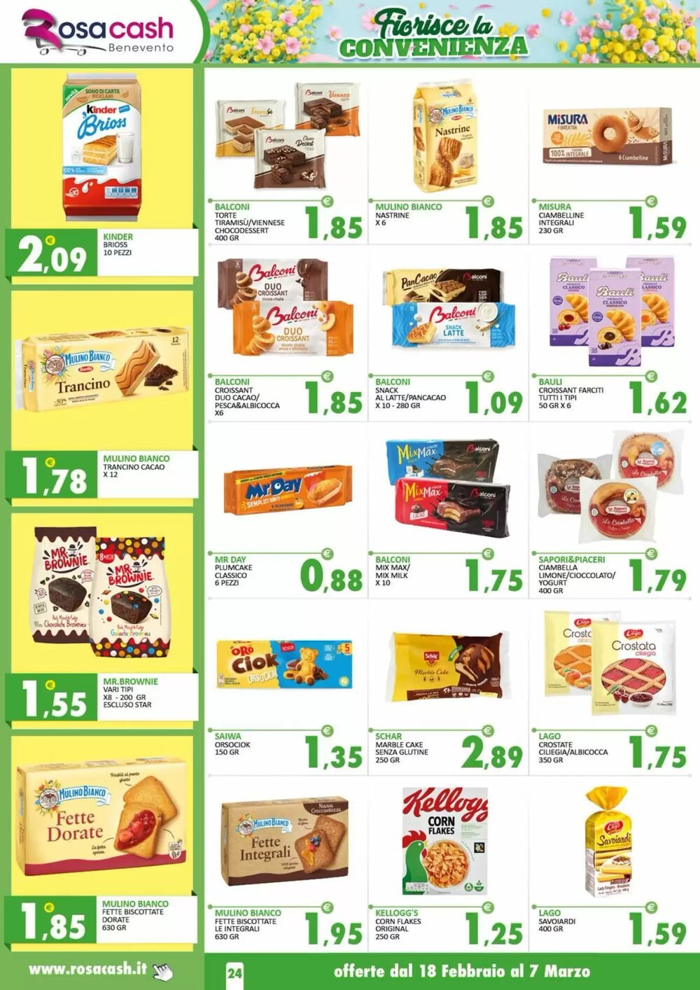Volantino promozionale Rosa Cash  valide dal 17/02/2026 - Pagina 24.