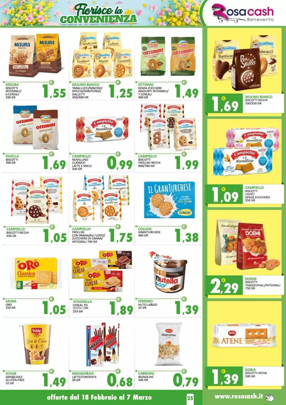 Volantino promozionale Rosa Cash  valide dal 17/02/2026 - Pagina 25.