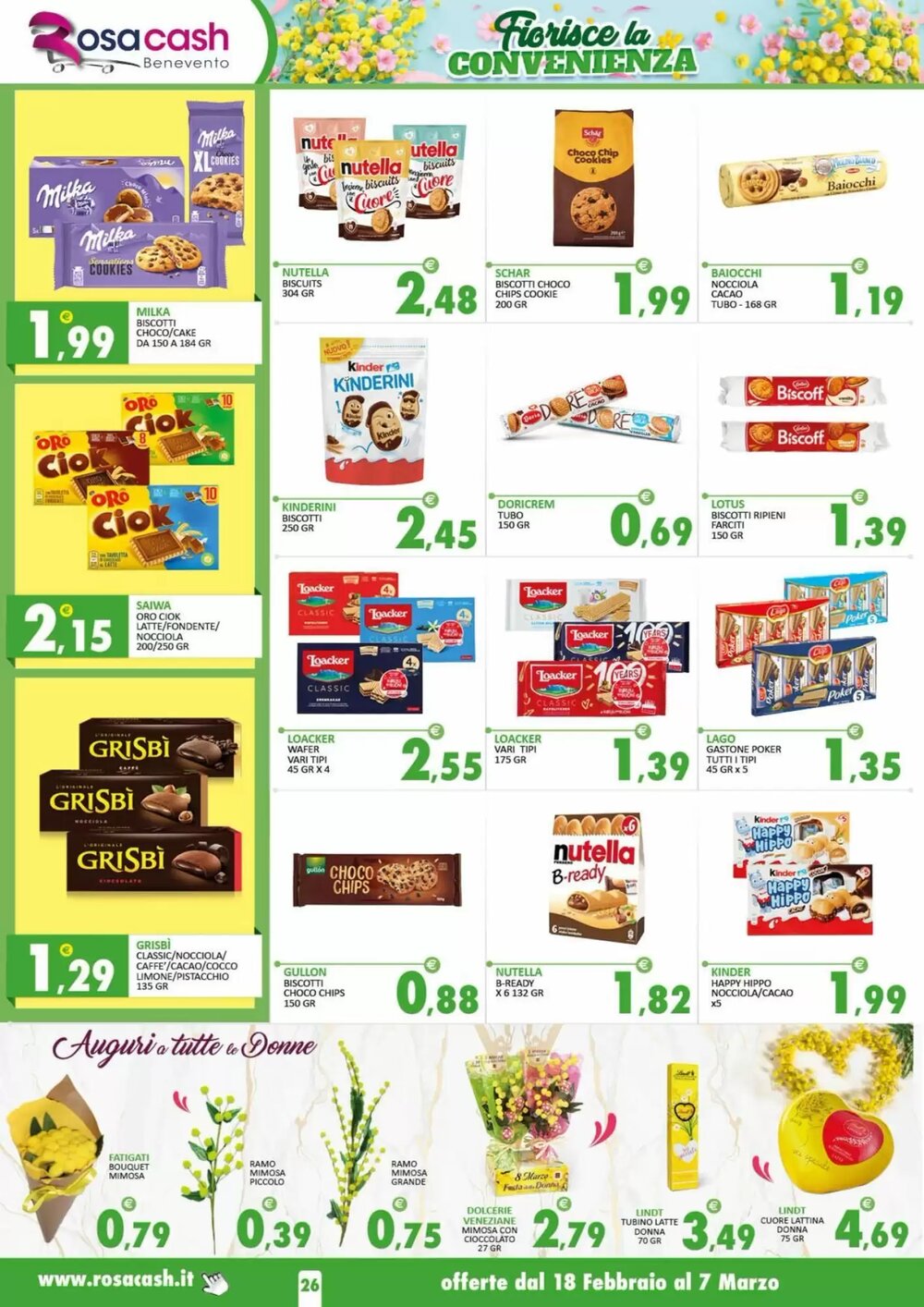 Volantino promozionale Rosa Cash  valide dal 17/02/2026 - Pagina 26.