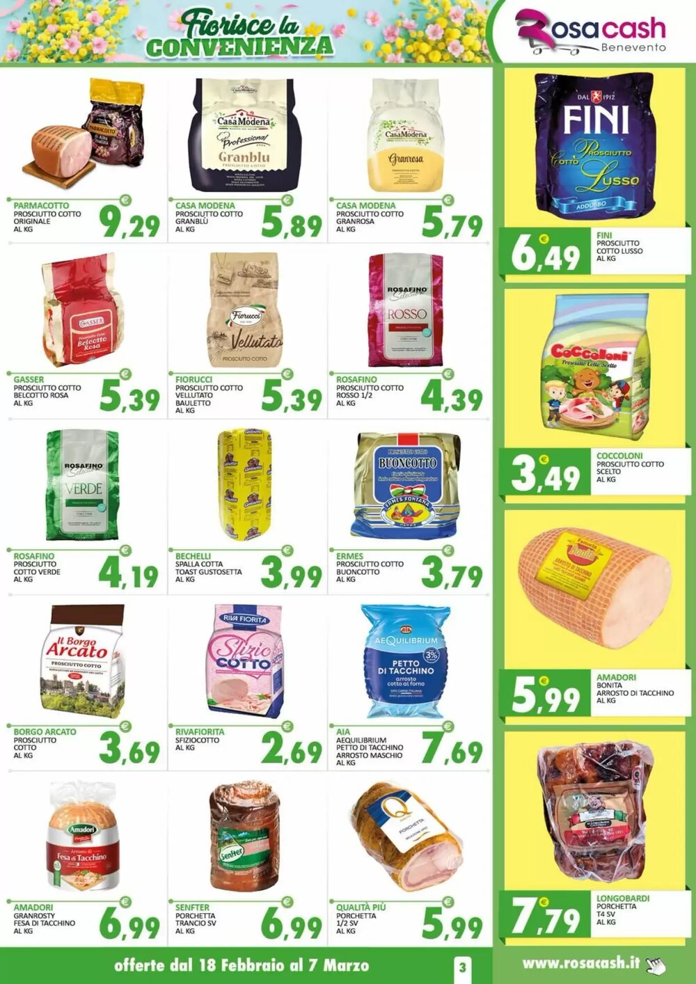 Volantino promozionale Rosa Cash  valide dal 17/02/2026 - Pagina 3.