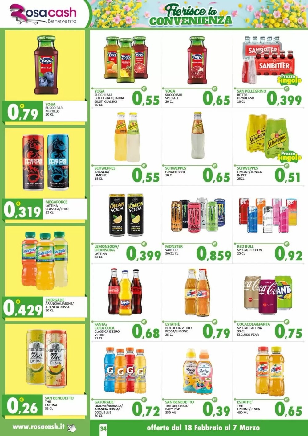 Volantino promozionale Rosa Cash  valide dal 17/02/2026 - Pagina 34.
