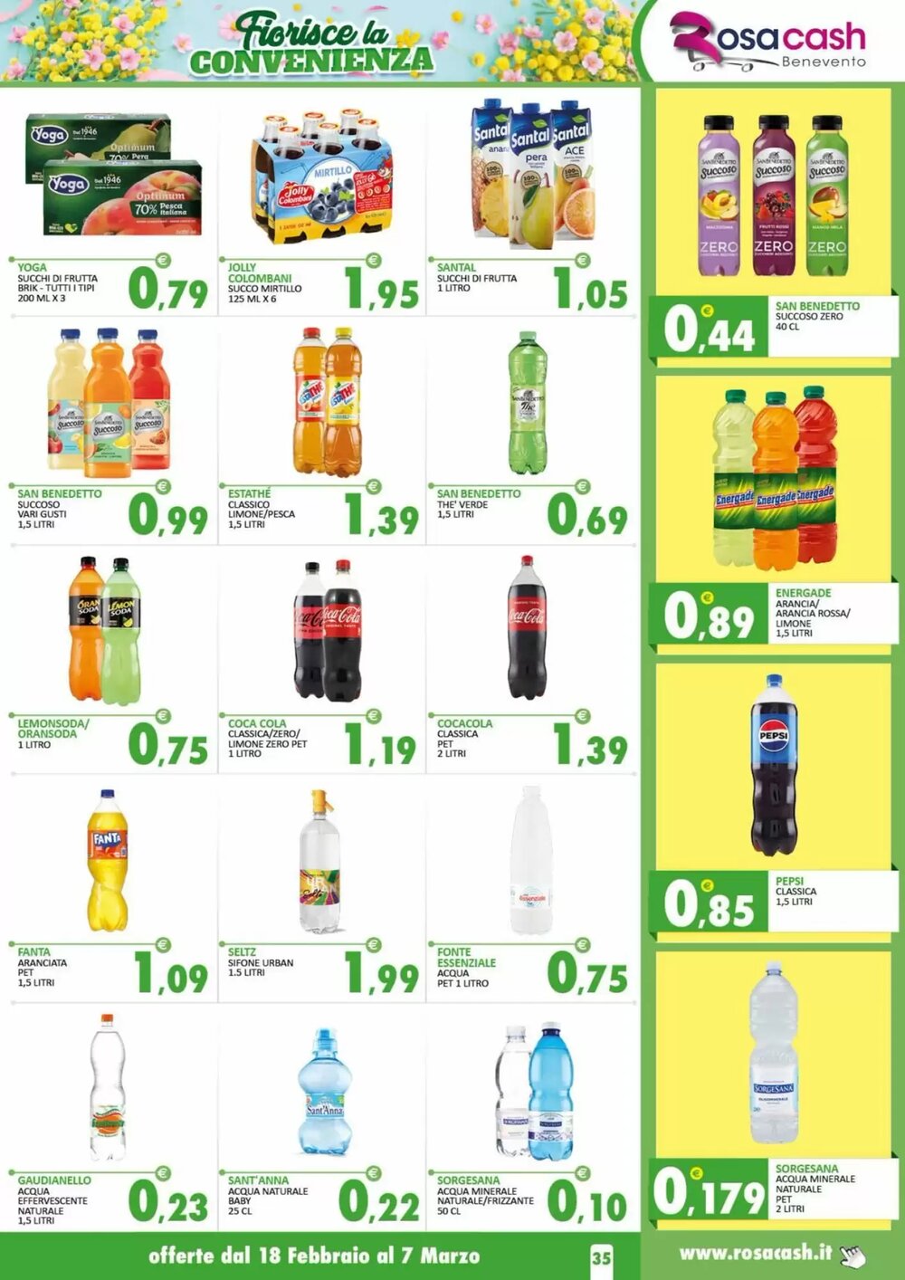 Volantino promozionale Rosa Cash  valide dal 17/02/2026 - Pagina 35.