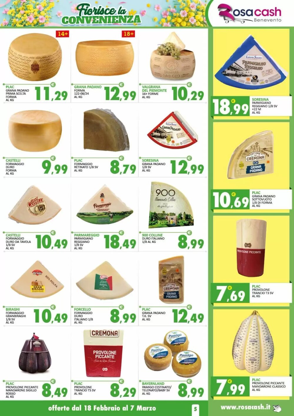 Volantino promozionale Rosa Cash  valide dal 17/02/2026 - Pagina 5.