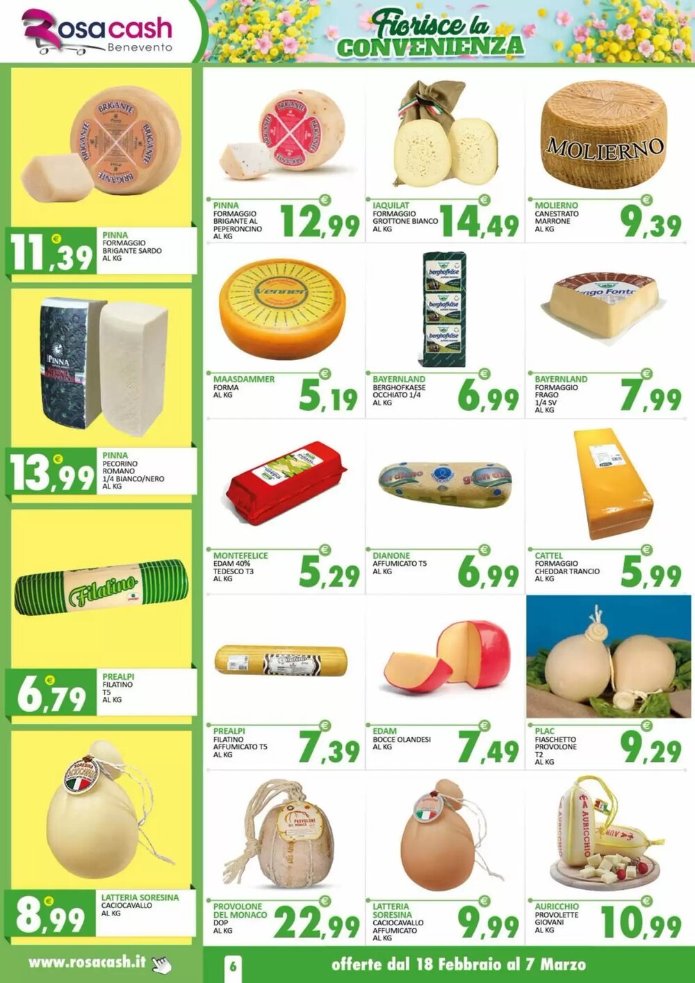 Volantino promozionale Rosa Cash  valide dal 17/02/2026 - Pagina 6.