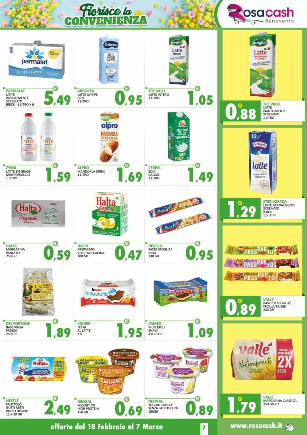 Volantino promozionale Rosa Cash  valide dal 17/02/2026 - Pagina 7.