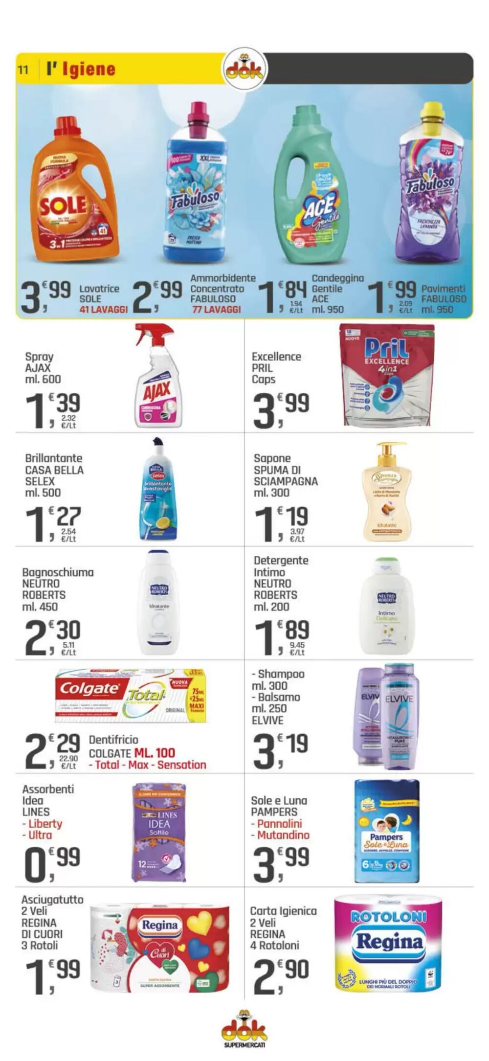 Volantino promozionale Supermercati Dok  valide dal 18/02/2026 - Pagina 11.
