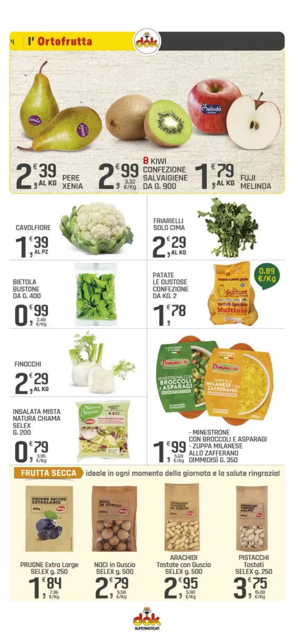 Volantino promozionale Supermercati Dok  valide dal 18/02/2026 - Pagina 4.