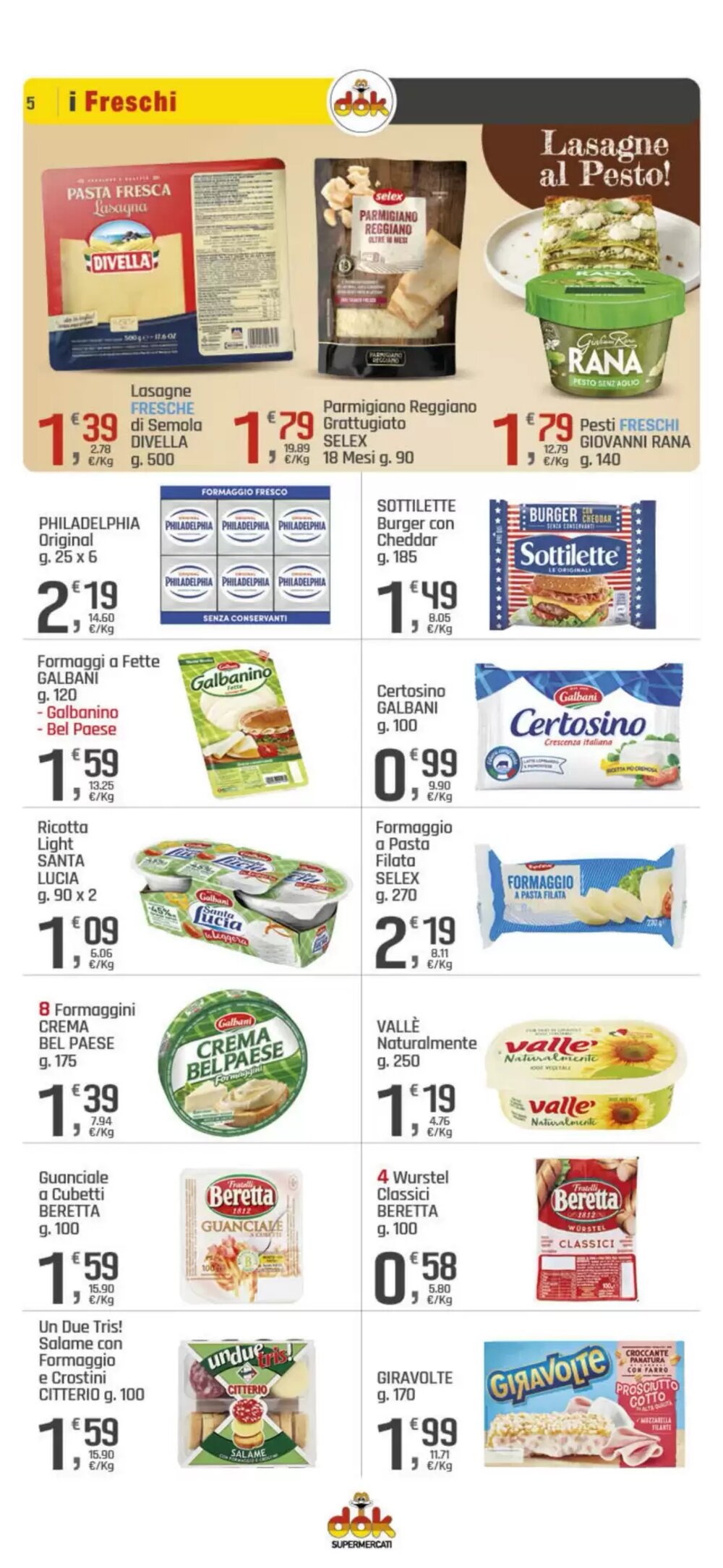 Volantino promozionale Supermercati Dok  valide dal 18/02/2026 - Pagina 5.