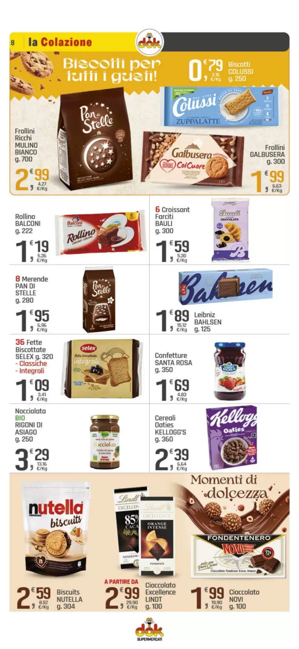 Volantino promozionale Supermercati Dok  valide dal 18/02/2026 - Pagina 8.