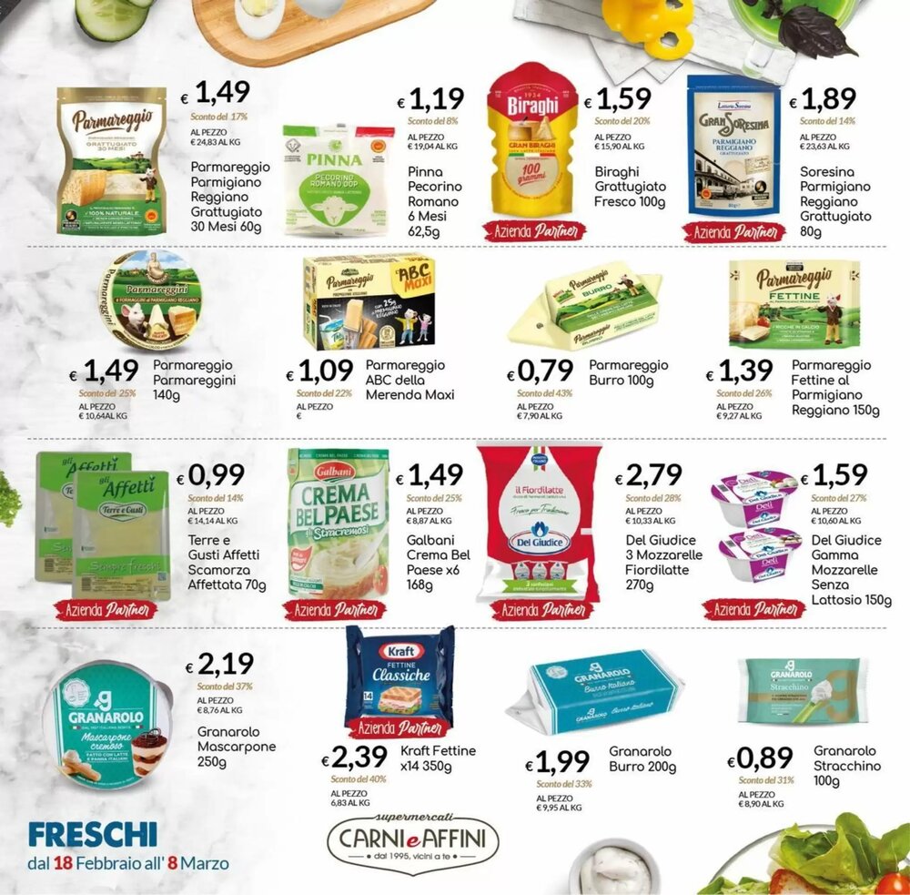 Volantino promozionale Carni e Affini Supermercati  valide dal 18/02/2026 - Pagina 10.