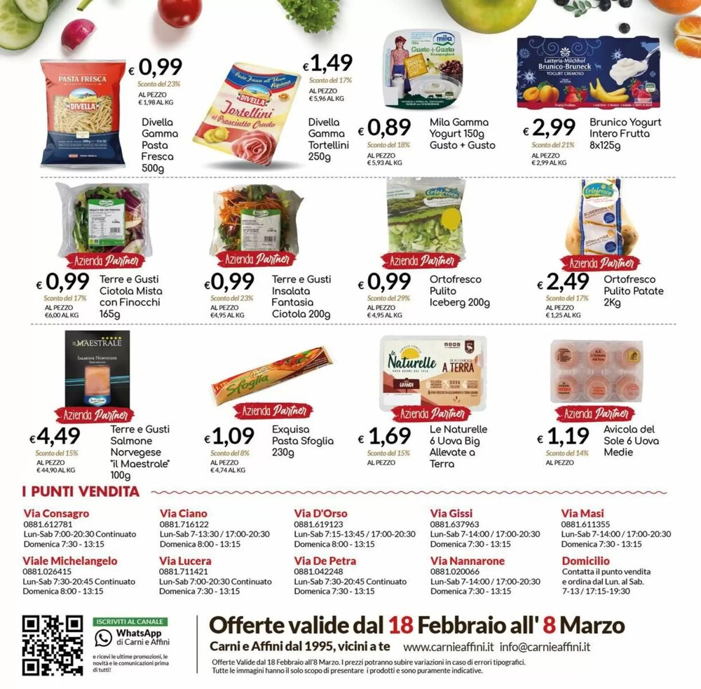 Volantino promozionale Carni e Affini Supermercati  valide dal 18/02/2026 - Pagina 12.