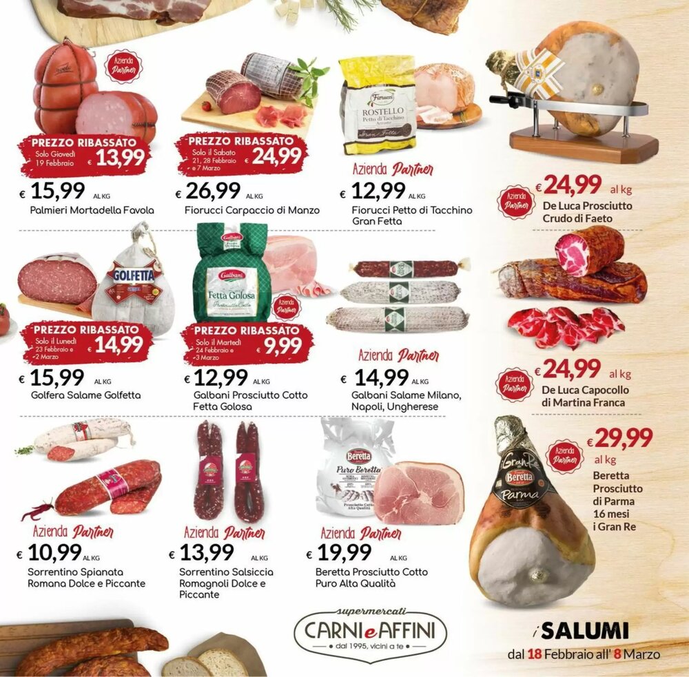 Volantino promozionale Carni e Affini Supermercati  valide dal 18/02/2026 - Pagina 5.