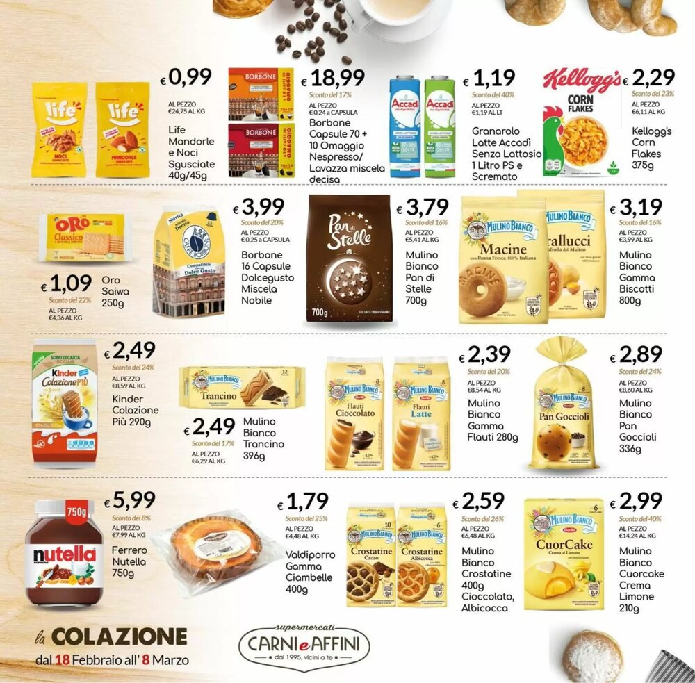 Volantino promozionale Carni e Affini Supermercati  valide dal 18/02/2026 - Pagina 8.