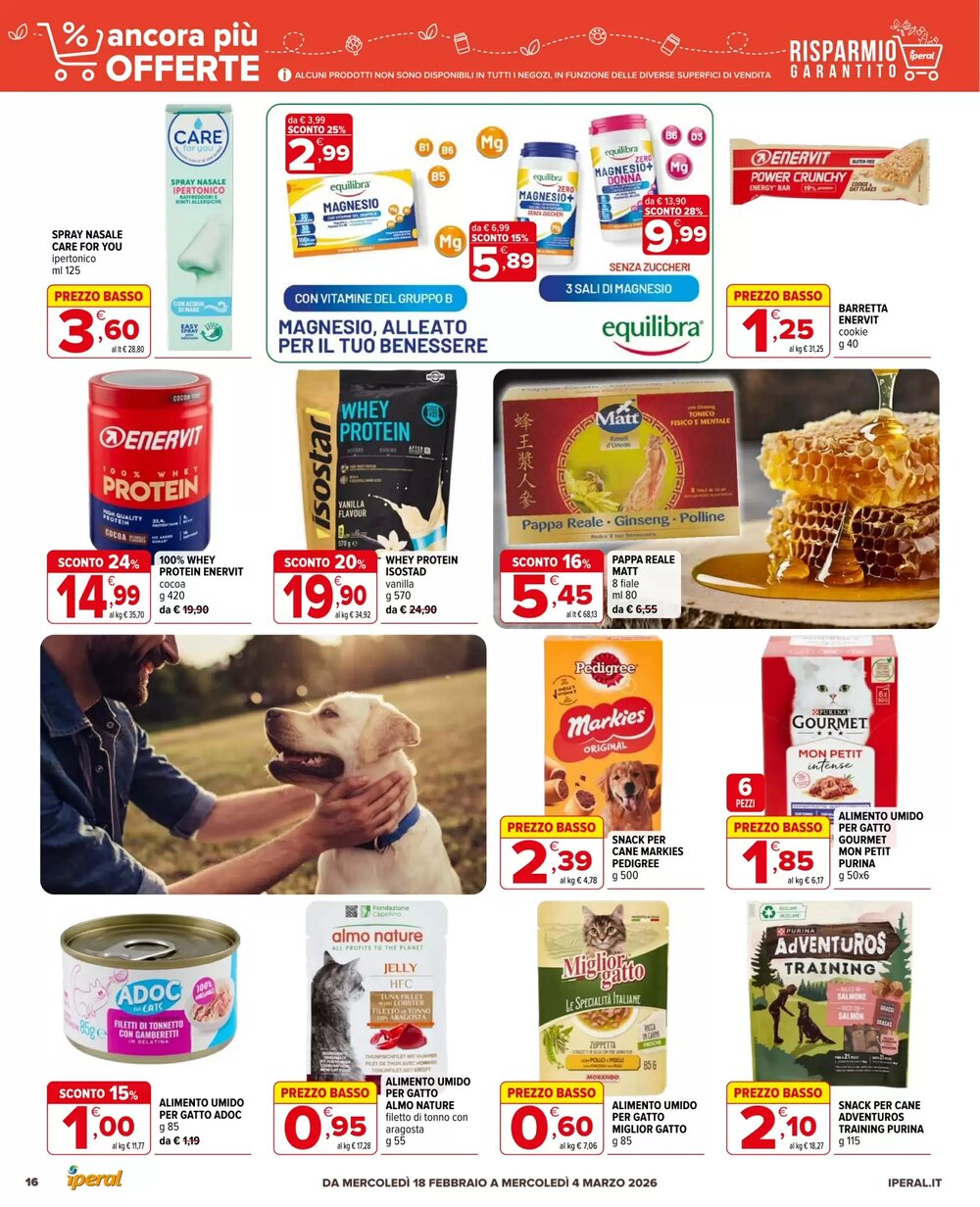 Volantino promozionale Iperal  valide dal 18/02/2026 - Pagina 16.