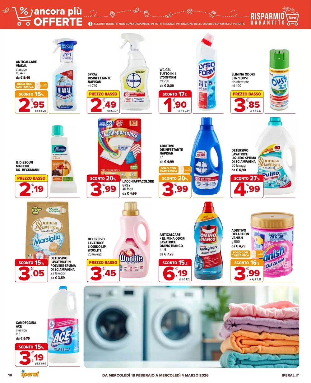 Volantino promozionale Iperal  valide dal 18/02/2026 - Pagina 18.