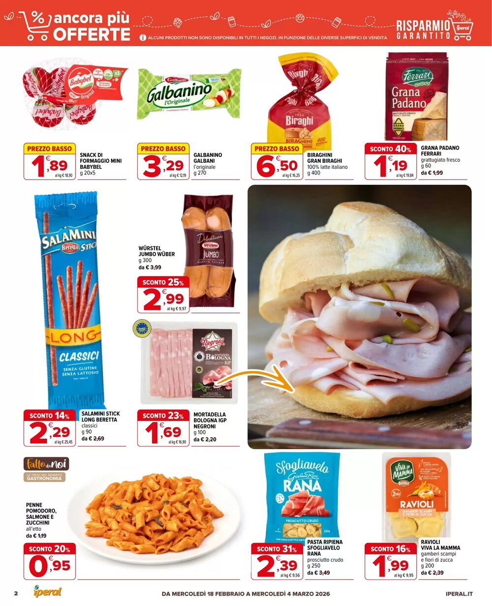 Volantino promozionale Iperal  valide dal 18/02/2026 - Pagina 2.