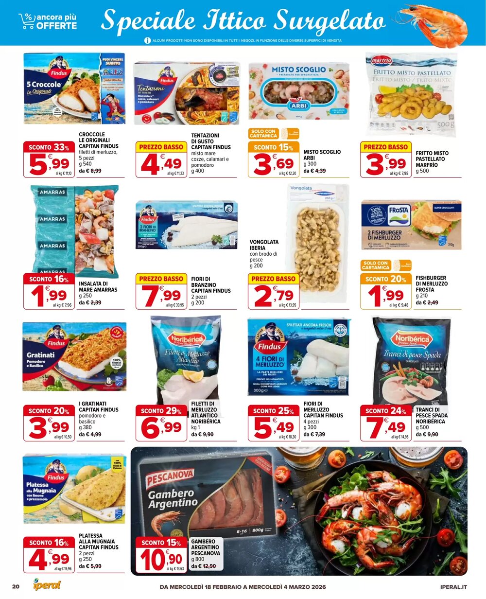 Volantino promozionale Iperal  valide dal 18/02/2026 - Pagina 20.