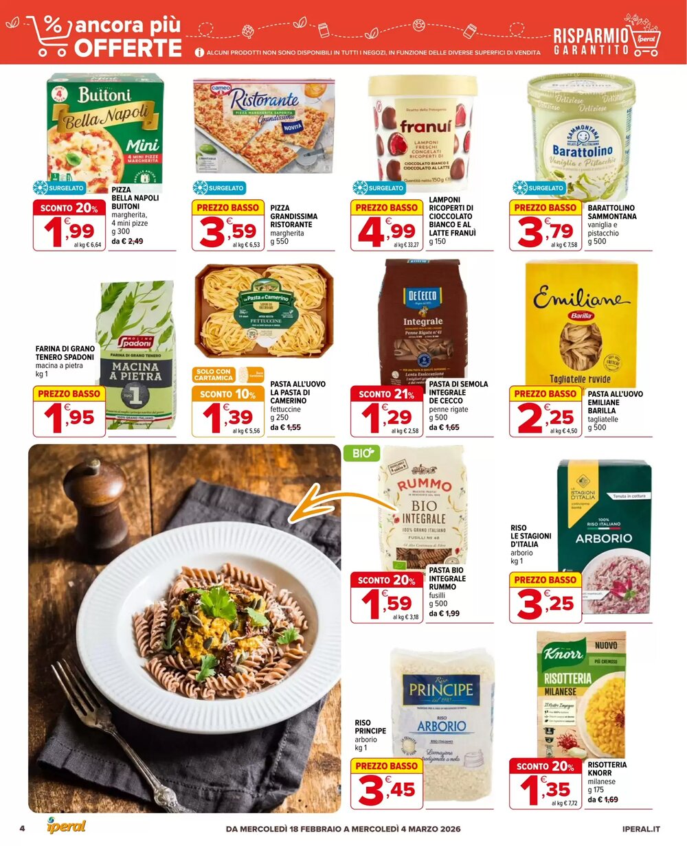 Volantino promozionale Iperal  valide dal 18/02/2026 - Pagina 4.