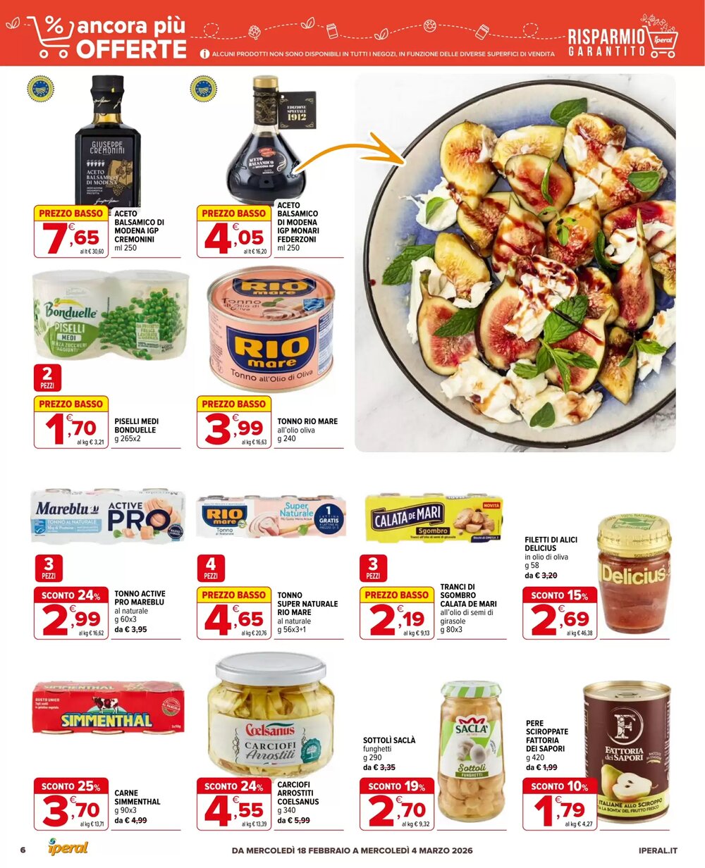 Volantino promozionale Iperal  valide dal 18/02/2026 - Pagina 6.