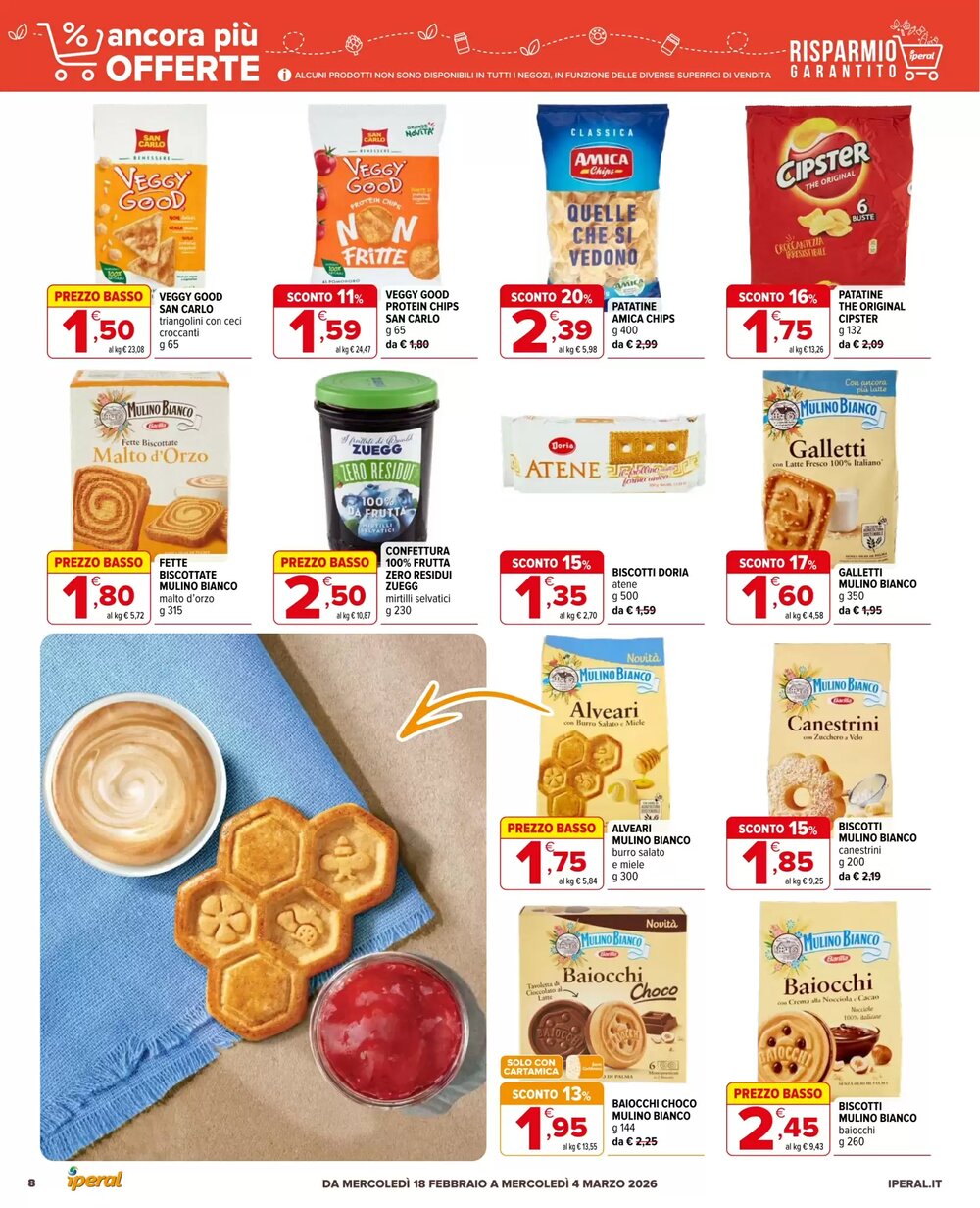Volantino promozionale Iperal  valide dal 18/02/2026 - Pagina 8.