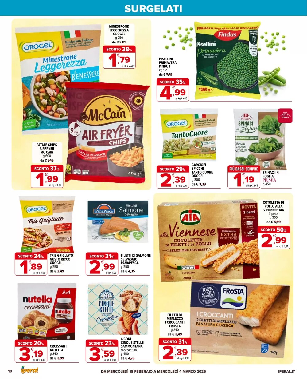 Volantino promozionale Iperal  valide dal 18/02/2026 - Pagina 10.