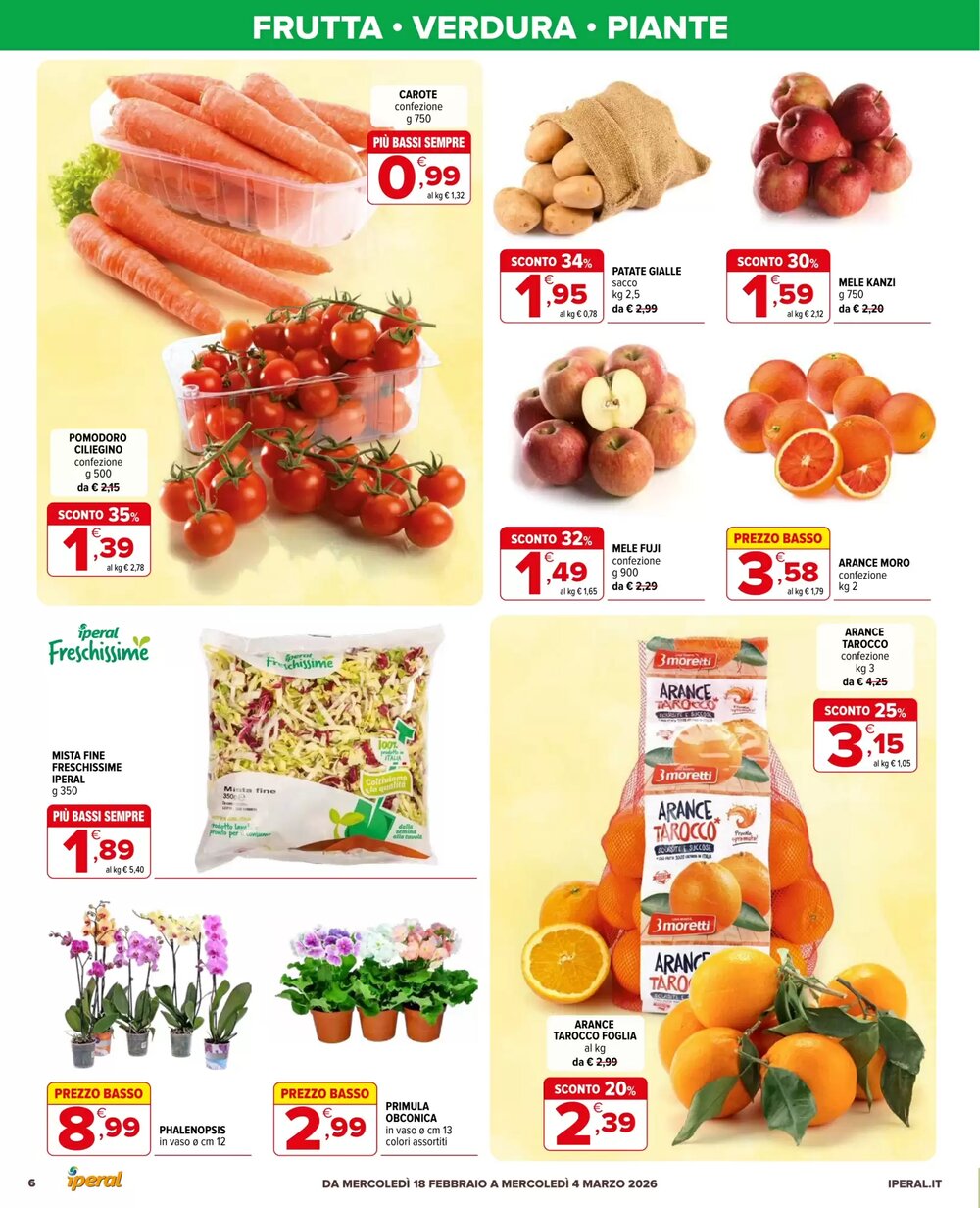 Volantino promozionale Iperal  valide dal 18/02/2026 - Pagina 6.