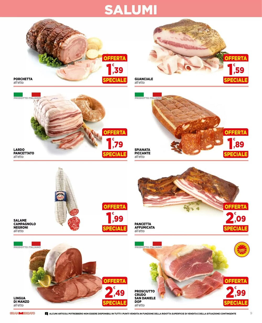 Volantino promozionale Gran mercato  valide dal 18/02/2026 - Pagina 9.