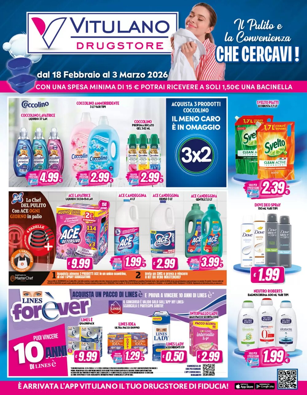 Volantino promozionale Vitulano Drugstore  valide dal 18/02/2026 - Pagina 1.