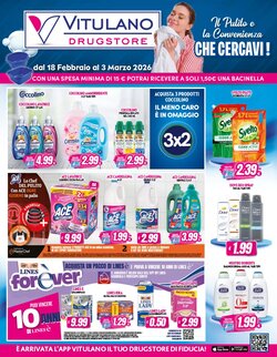 Volantino promozionale Vitulano Drugstore  valide dal 18/02/2026