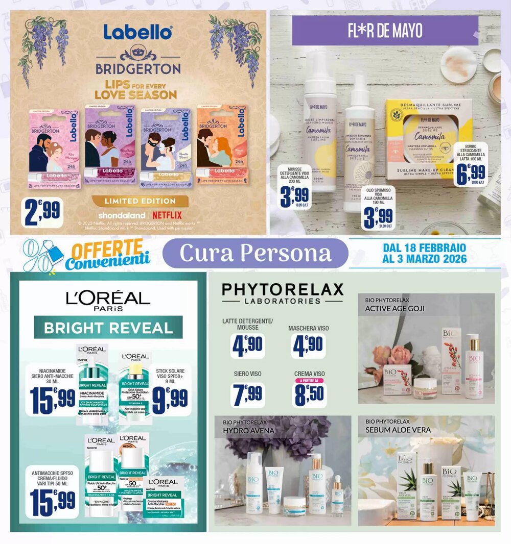 Volantino promozionale Splendidi e Splendenti  valide dal 18/02/2026 - Pagina 6.