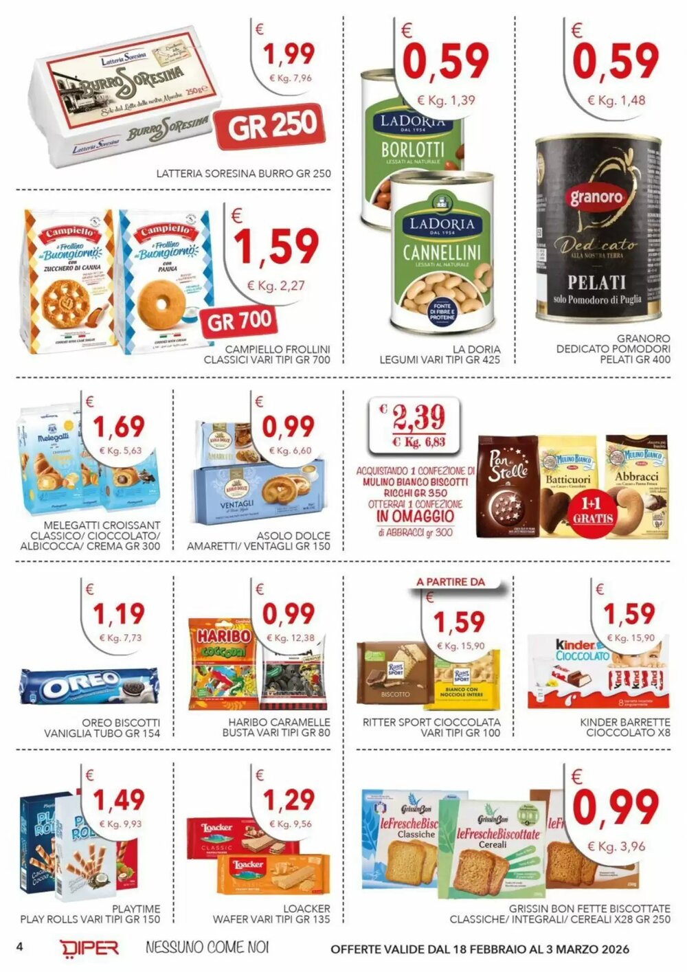 Volantino promozionale Diper  valide dal 18/02/2026 - Pagina 4.