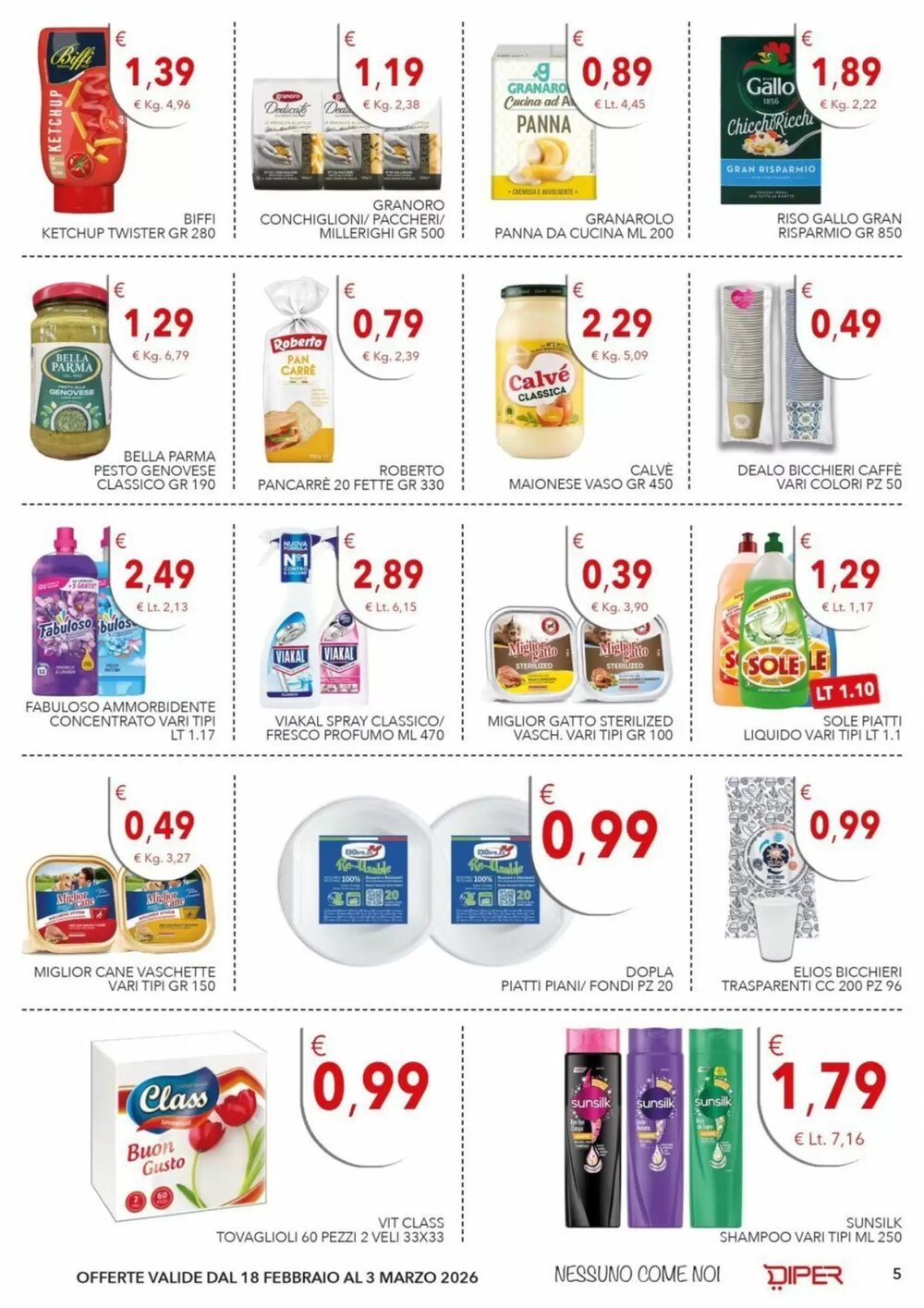 Volantino promozionale Diper  valide dal 18/02/2026 - Pagina 5.