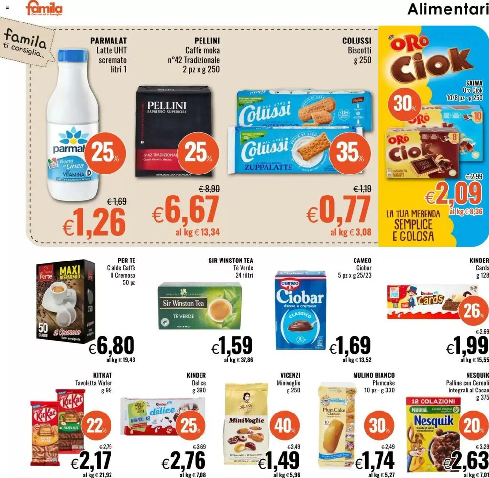 Volantino promozionale Famila  valide dal 19/02/2026 - Pagina 13.