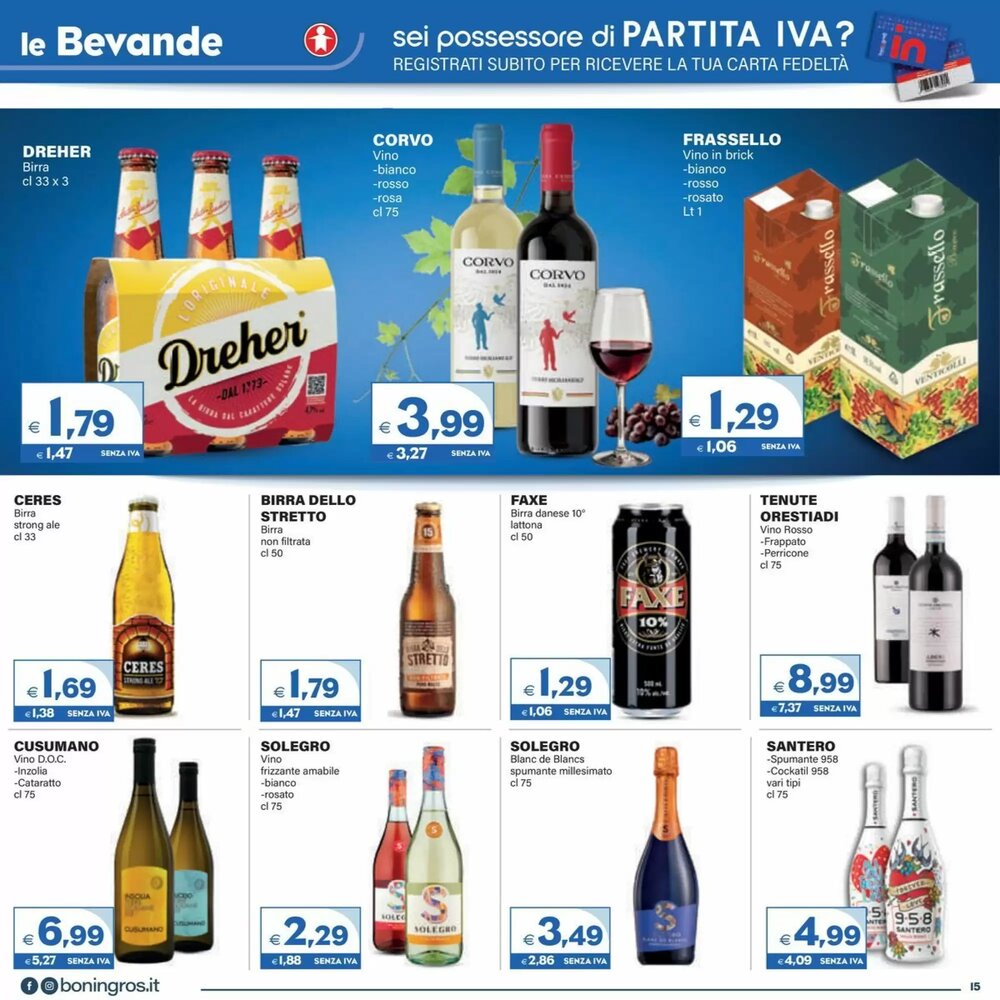 Volantino promozionale Boningros Cash and Carry  valide dal 19/02/2026 - Pagina 15.