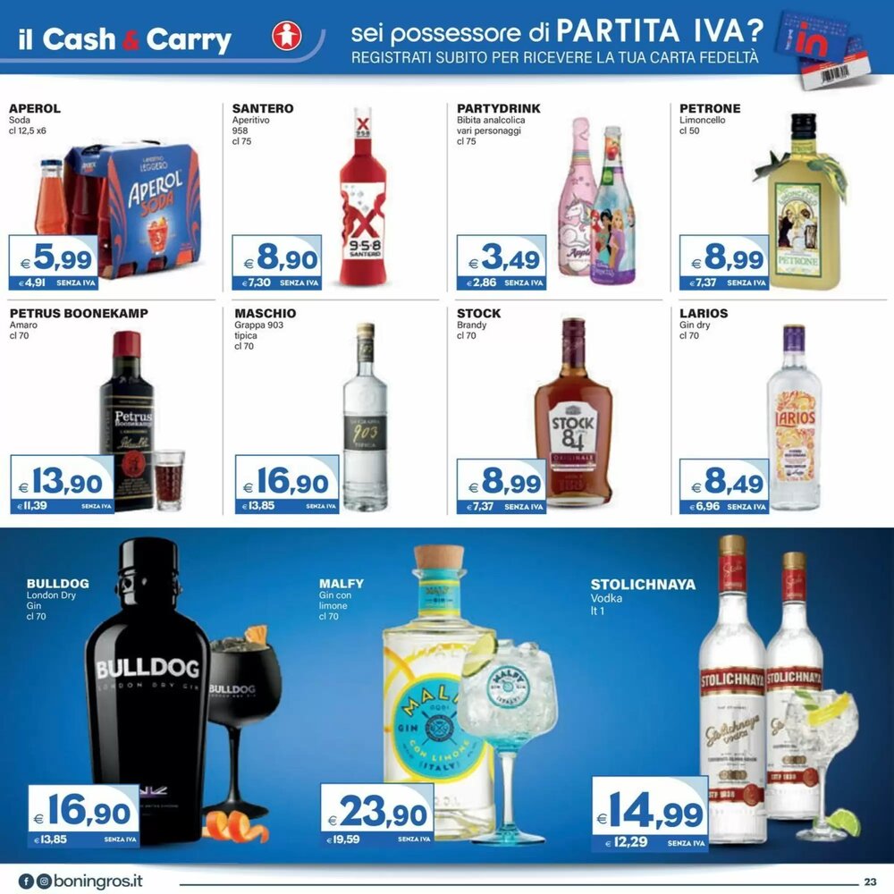Volantino promozionale Boningros Cash and Carry  valide dal 19/02/2026 - Pagina 23.