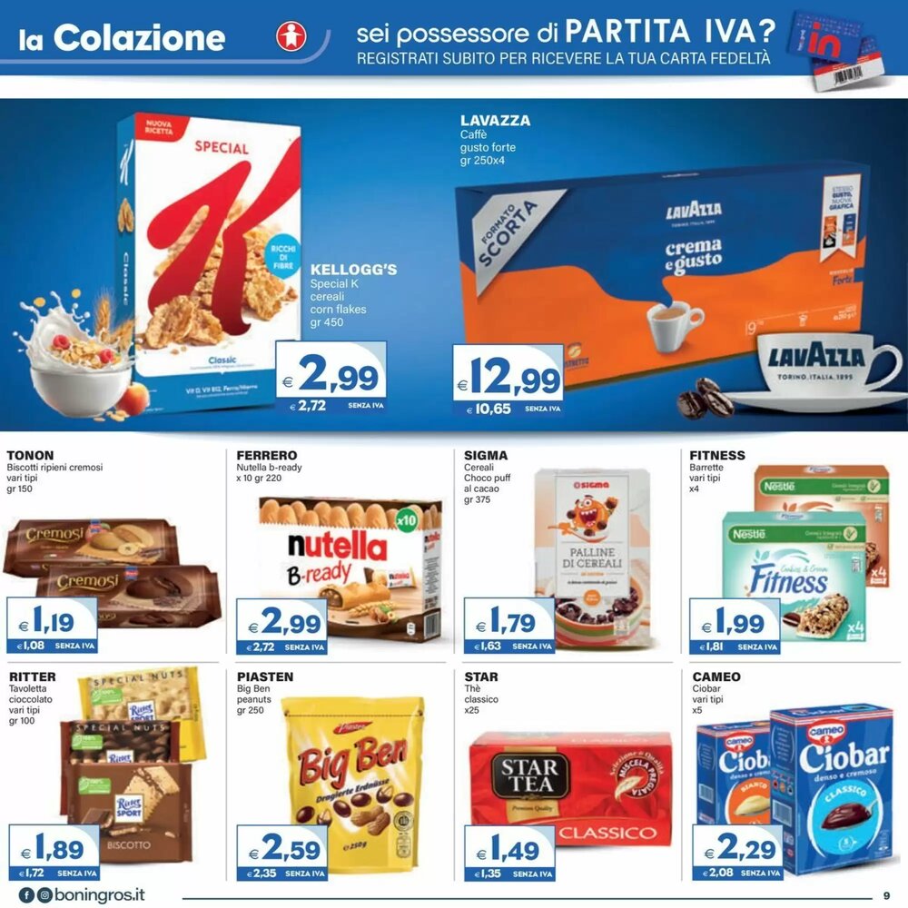 Volantino promozionale Boningros Cash and Carry  valide dal 19/02/2026 - Pagina 9.