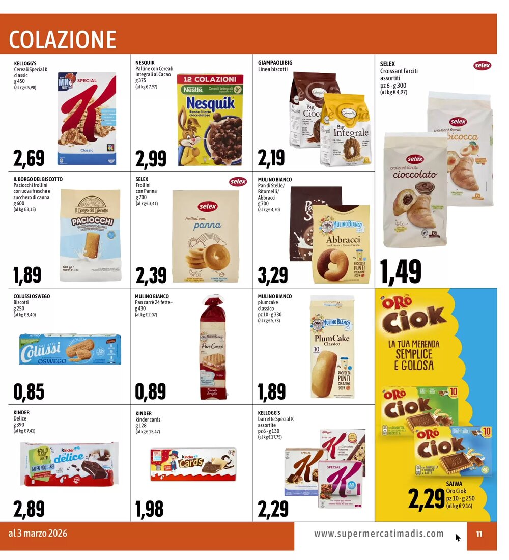 Volantino promozionale Madis  valide dal 19/02/2026 - Pagina 11.