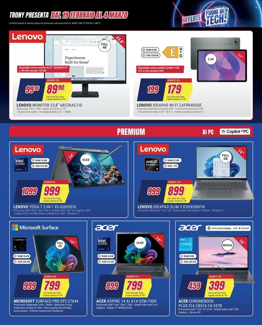 Volantino promozionale Trony  valide dal 19/02/2026 - Pagina 27.