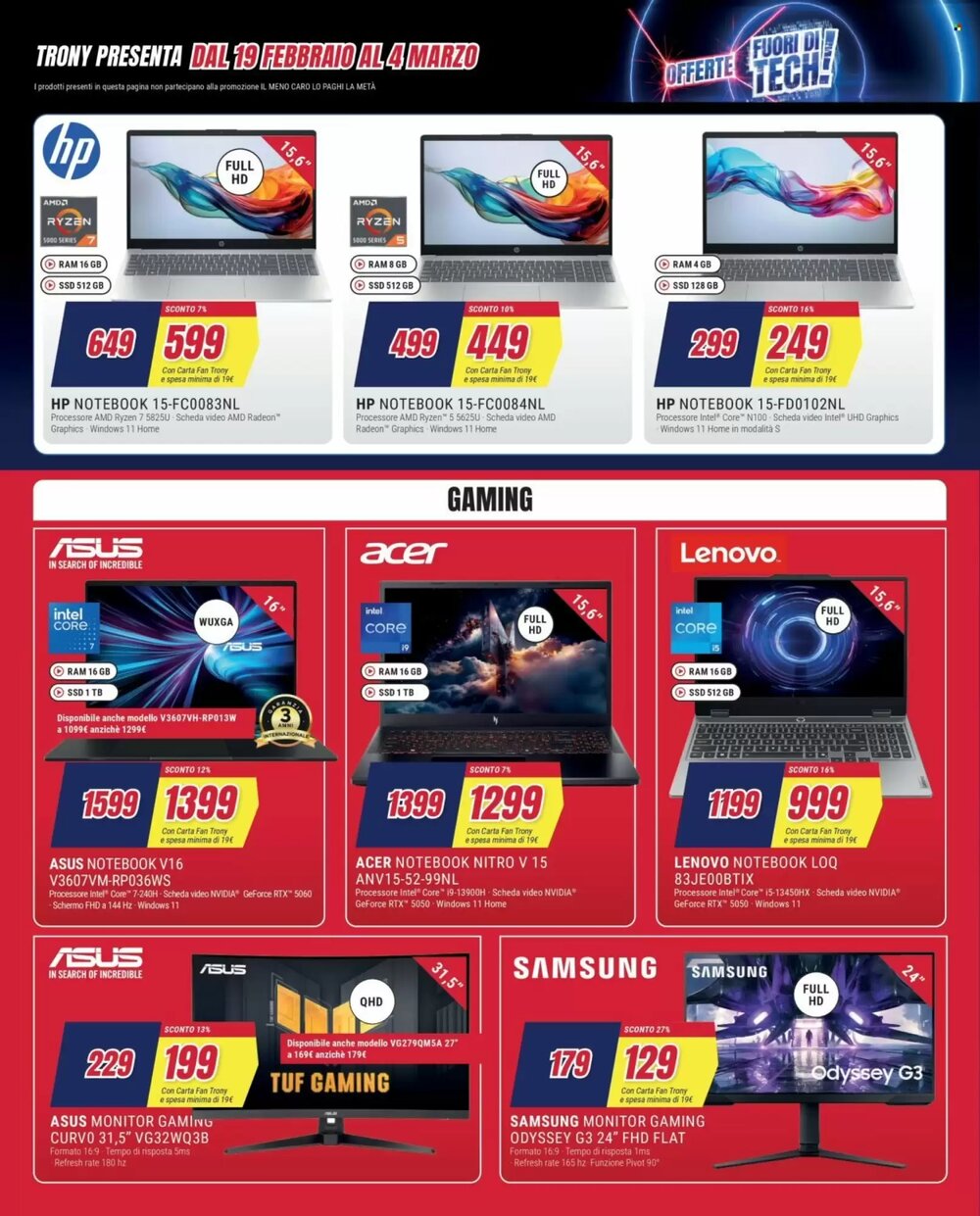 Volantino promozionale Trony  valide dal 19/02/2026 - Pagina 28.