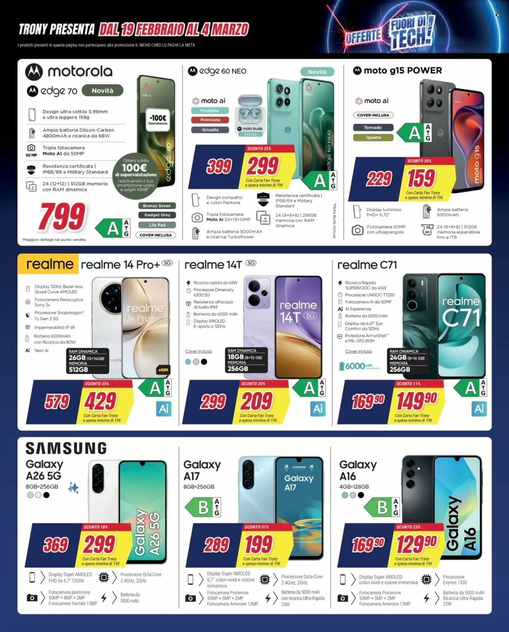 Volantino promozionale Trony  valide dal 19/02/2026 - Pagina 32.
