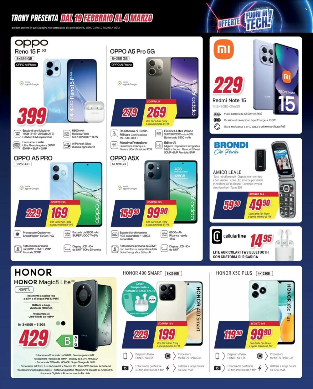 Volantino promozionale Trony  valide dal 19/02/2026 - Pagina 33.