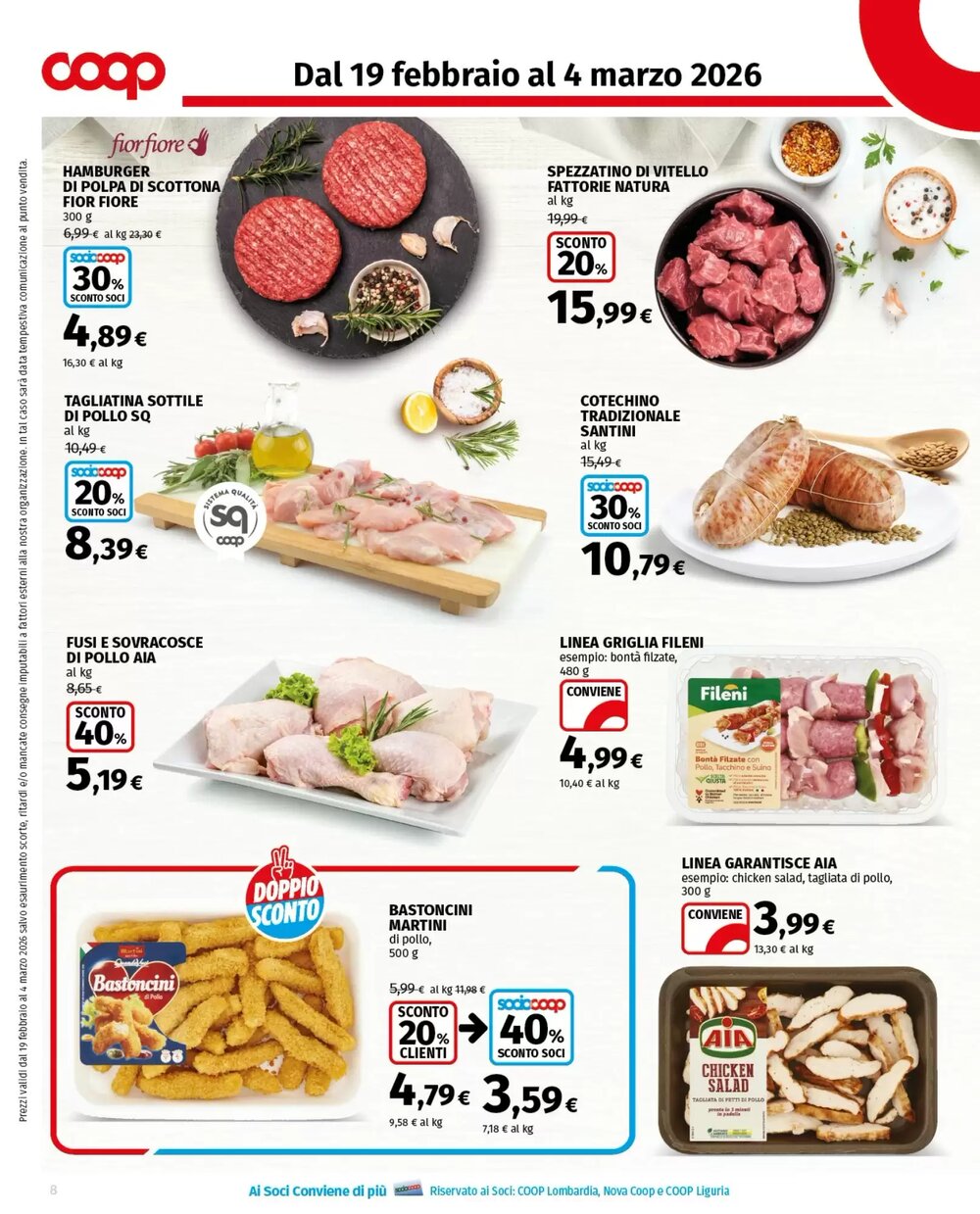 Volantino promozionale Coop Superstore  valide dal 19/02/2026 - Pagina 8.