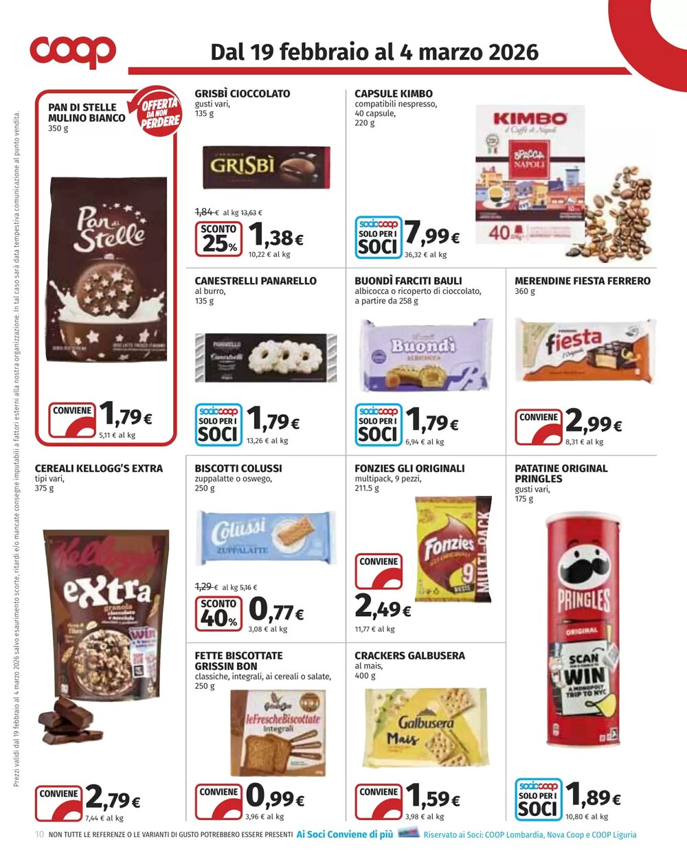Volantino promozionale Coop  valide dal 19/02/2026 - Pagina 10.