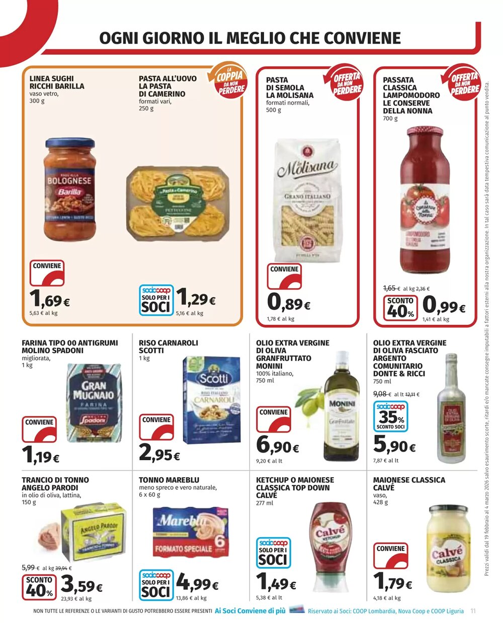 Volantino promozionale Coop  valide dal 19/02/2026 - Pagina 11.