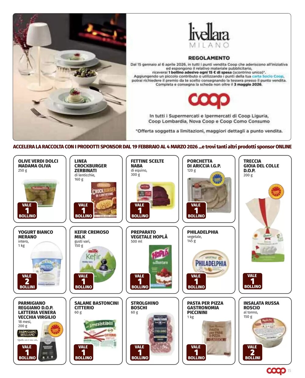 Volantino promozionale Coop  valide dal 19/02/2026 - Pagina 15.